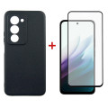 Dengos Чохол до мобільного телефона Dengos Carbon Kit for Xiaomi Redmi 15 4G case + glass Black (DG-KM-163)