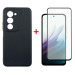 Dengos Чохол до мобільного телефона Dengos Carbon Kit for Xiaomi Redmi 15 4G case + glass Black (DG-KM-163)