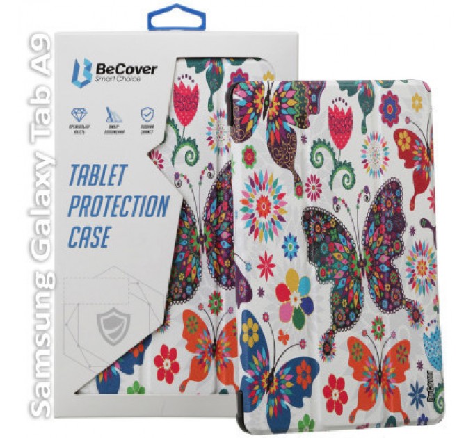 BeCover Чохол до планшета BeCover Smart Case Samsung Tab A9 SM-X115 8.7" Butterfly (709912)