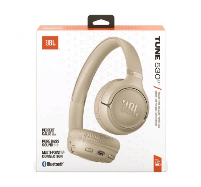 Навушники JBL Tune 530BT Beige (JBLT530BTBEGEU)