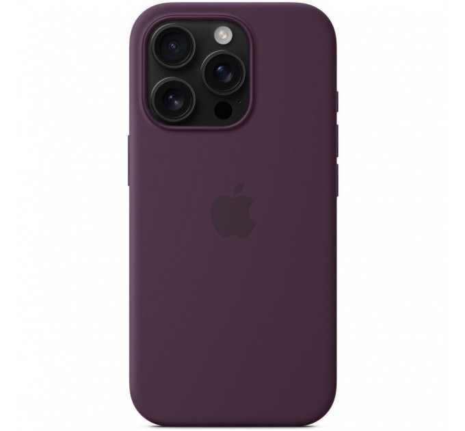 Чохол-накладка Apple Silicone Case with MagSafe для Apple iPhone 16 Pro Plum (MYYM3)