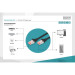 Digitus Патч-корд 10м, CAT 6 S-FTP, AWG 27/7, LSZH, black Digitus (DK-1644-100/BL)