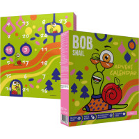 Цукерка Bob Snail Адвент-календар Диско з іграшками та стікерами 135 г (4820219347040)