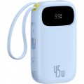 Батарея універсальна Baseus EnerFill FC31 Qpow 3 20000mAh 45W PD/3.0 QC/4.0 Blue (E0028D03)