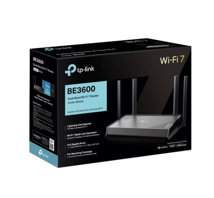 TP-Link Маршрутизатор, Archer BE220 TP-LINK
