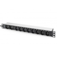 Силовий блок 19" 1U w/PDU 8xC13, 2xC19, 16A, 250V, вилка C20 Digitus (DN-95427)