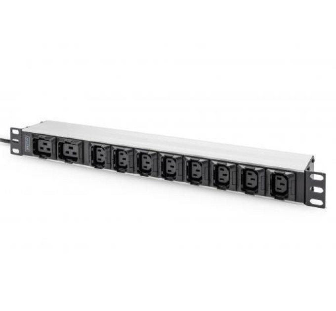 Digitus Силовий блок 19" 1U w/PDU 8xC13, 2xC19, 16A, 250V, вилка C20 Digitus (DN-95427)