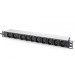 Digitus Силовий блок 19" 1U w/PDU 8xC13, 2xC19, 16A, 250V, вилка C20 Digitus (DN-95427)