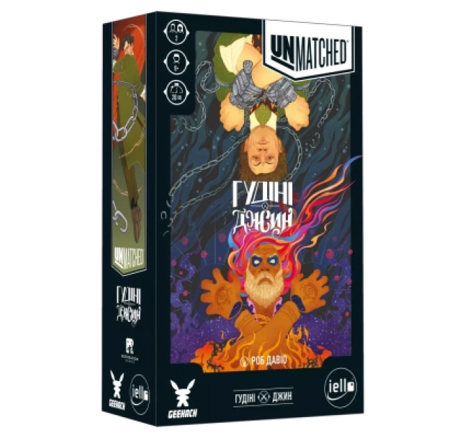 Geekach Games Настільна гра Geekach Games Unmatched: Гудіні проти Джина (Houdini vs. The Genie, Укр) (GKCH148)