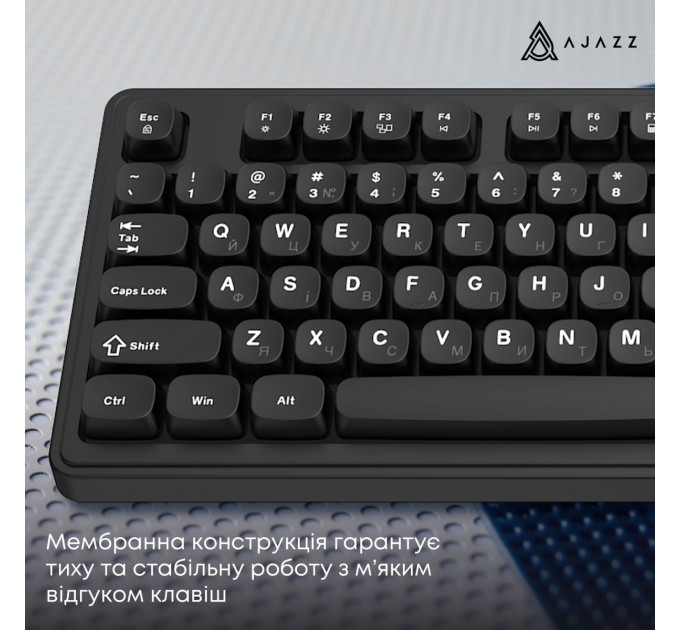 Клавіатура Ajazz AF98 Black USB-C Black (AF98-B)