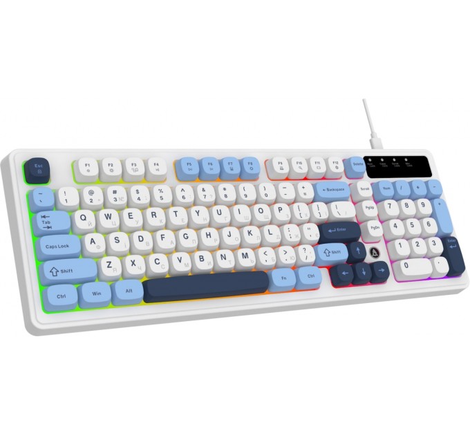 Клавіатура Ajazz AF98 Black USB-C Glacier Blue (AF98-GB)