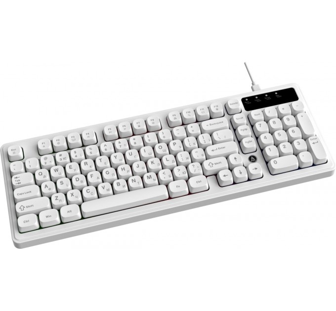 Клавіатура Ajazz AF98 Black USB-C White (AF98-W)