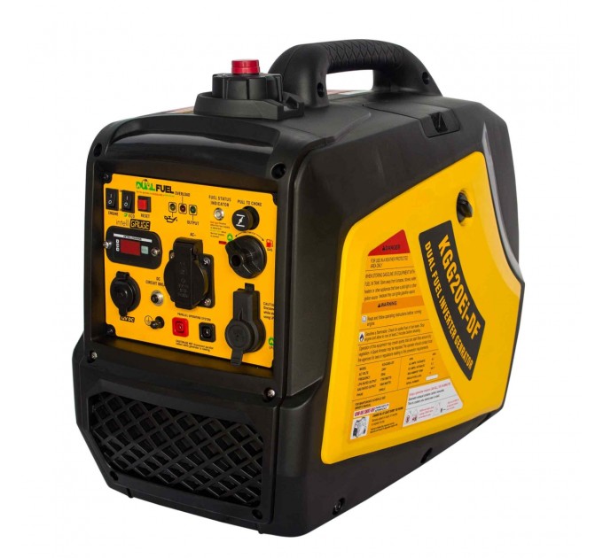 Генератор газ+бензиновий інверторний Kompak KGG20Ei-DF