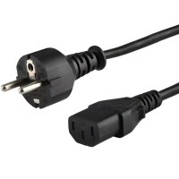 Кабель живлення Dell CEE 7/7-IEC C13, 3*0.75 мм, 1.8м Black (078390)