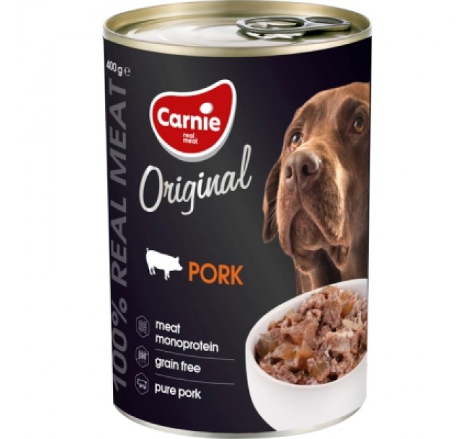 Консерви для собак Carnie Original Mono Protein Свинина 400 г (4820255193526)