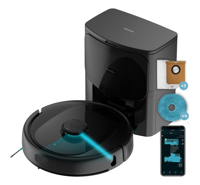 Cecotec Робот-пилосос Cecotec Conga 9590 Spin Revolution Ultra Power Home (A01_EU01_100146)