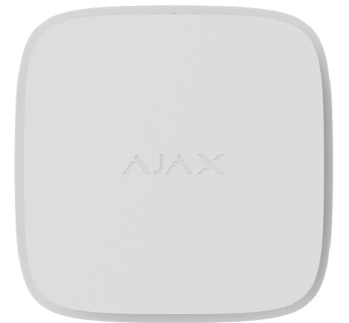 Ajax Бездротовий пожежний датчик Ajax FireProtect 2 RB (Heat/Smoke) (8EU) white з сенсорами диму та температури
