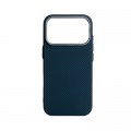 Чохол до мобільного телефона Armorstandart LikeCarbon2 MagCase Apple iPhone 17 Pro Kevlar Dark Blue (ARM88554)