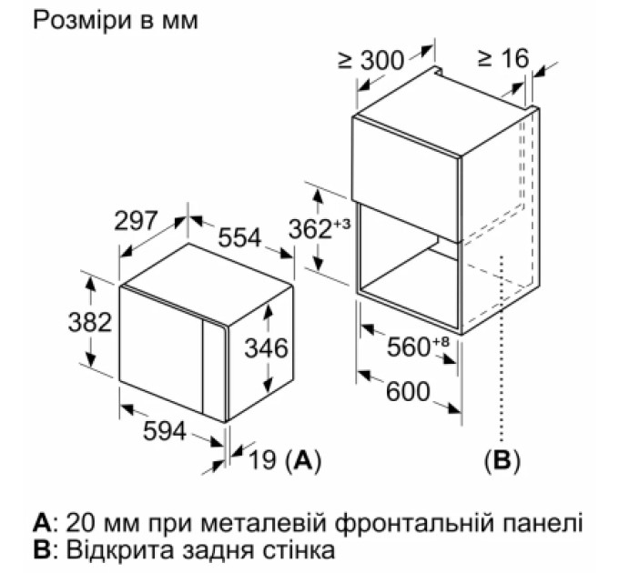 Bosch Мікрохвильова піч Bosch BFL 524 MB2 (BFL524MB2)