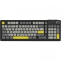 Клавіатура Ajazz AF98 Plus Wireless/Bluetooth/USB UA Black/Grey/Yellow (AF98-PLUS-BGY)