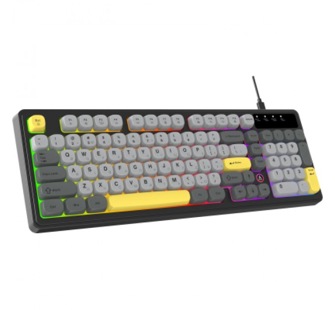 Клавіатура Ajazz AF98 USB UA Black/Grey/Yellow (AF98-BGY)