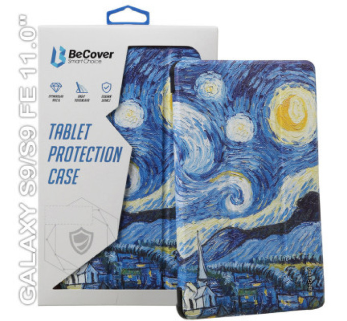 BeCover Чохол до планшета BeCover Smart Case Samsung Tab S9 (SM-X710/SM-X716)/S9 FE (SM-X510/SM-X516B) 11.0" Night (710419)