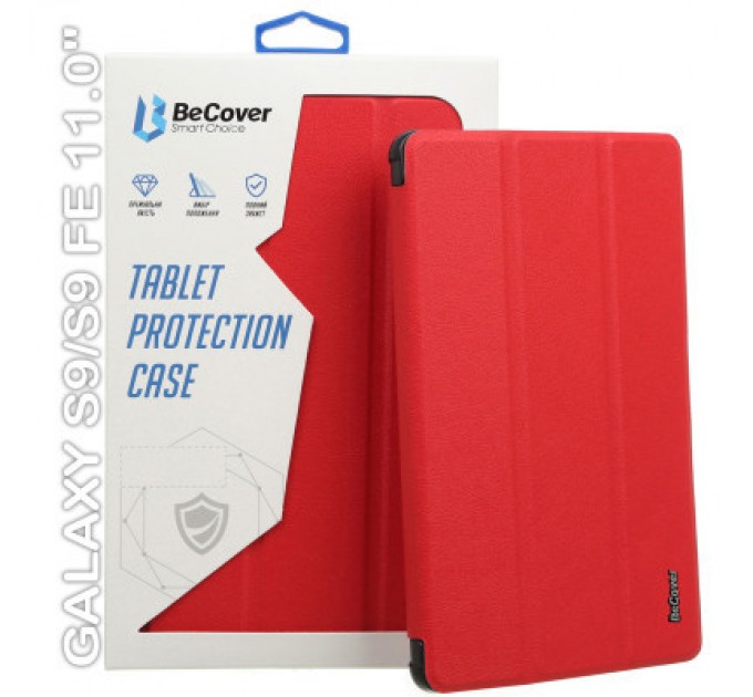 BeCover Чохол до планшета BeCover Smart Case Samsung Tab S9 (SM-X710/SM-X716)/S9 FE (SM-X510/SM-X516B) 11.0" Red (710412)