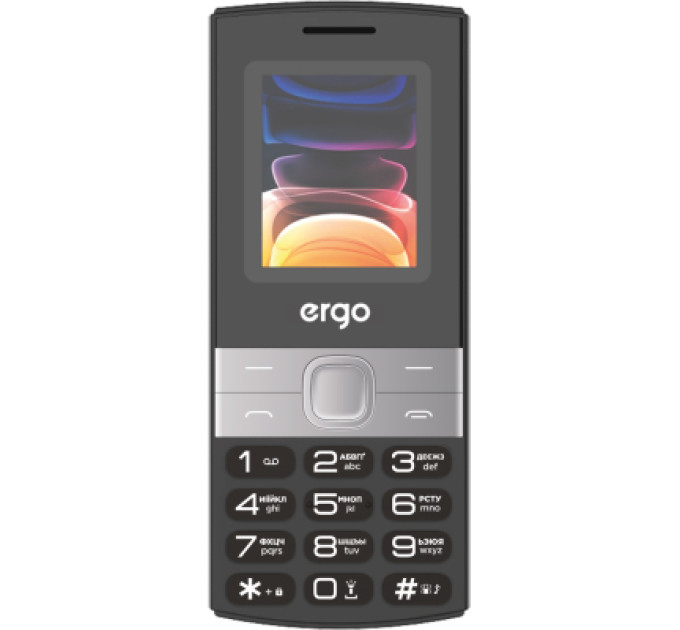 Ergo Мобільний телефон Ergo B185 Black