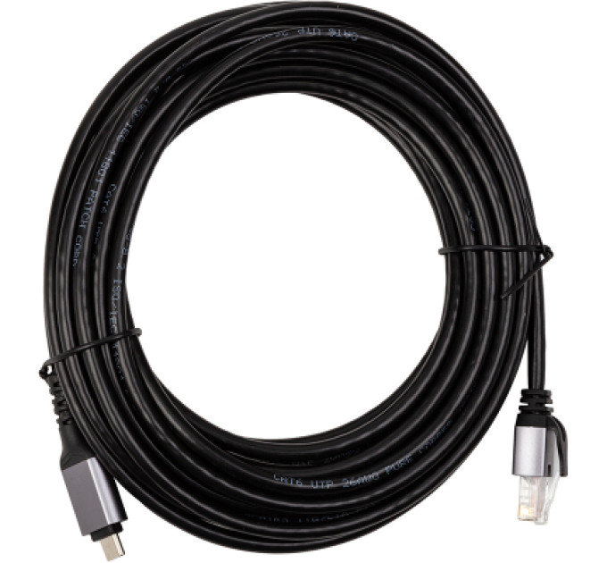 PowerPlant Дата кабель USB-C to RJ45 Ethernet 7.5m PowerPlant (CA914951)