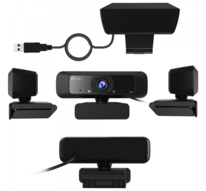 J5create Веб-камера J5create JVCU100-N HD 360 Czarny USB-A (JVCU100-N)