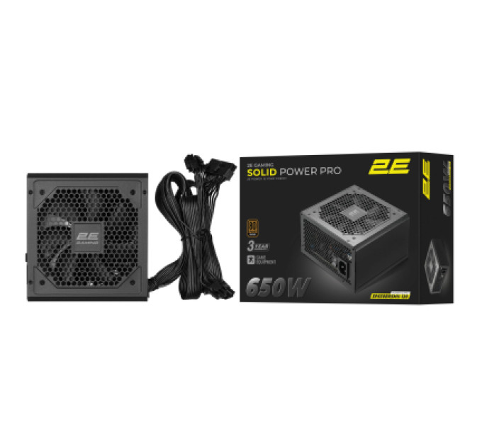 2E Блок живлення 2E 650W Solid Power Pro ATX3.1 GEN5.0 (2E-SP650BRSMII-120)