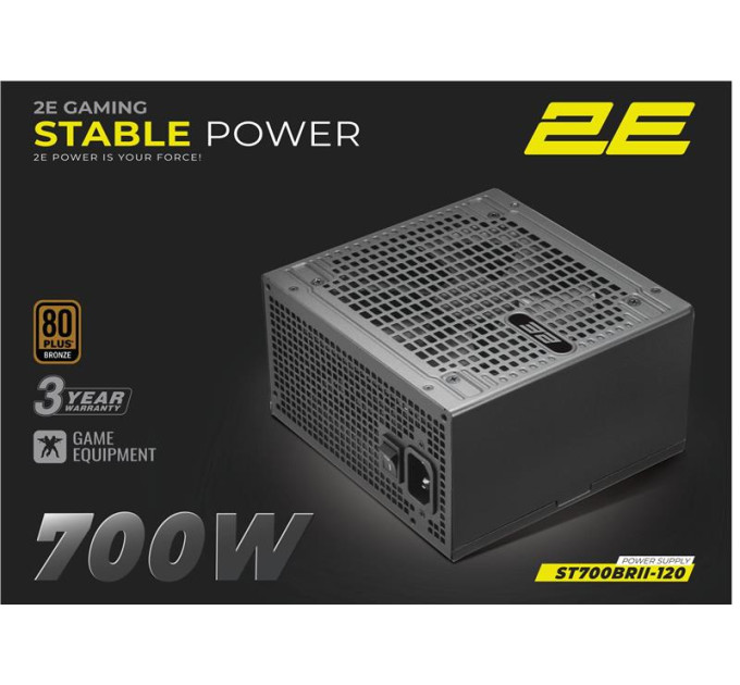 2E Блок живлення 2E 700W Stable Power Pro ATX3.1 GEN5.0 (2E-ST700BRII-120)