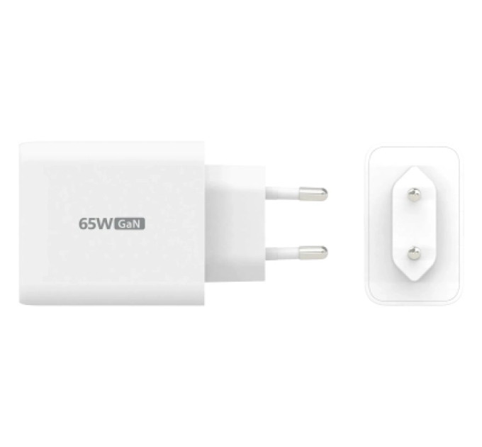 J5create Зарядний пристрій J5create 1xUSB + 2xUSB-C 65W GaN QC3.0/PD/PPS (JUP3365E-EN)