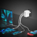 J5create Зарядний пристрій J5create 1xUSB + 3xUSB-C 130W GaN QC3.0/PD/PPS (JUP43130E-EN)