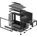 Deepcool Корпус Deepcool CH160 PLUS
