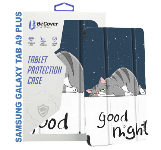BeCover Чохол до планшета BeCover Flexible TPU Mate Samsung Tab A9 Plus SM-X210/SM-X215/SM-X216 11.0" Good Night (710349)