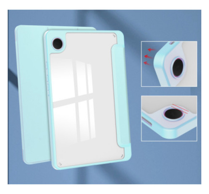 BeCover Чохол до планшета BeCover Soft Edge stylus holder Samsung Tab A9 SM-X115 8.7" Light Blue (710358)