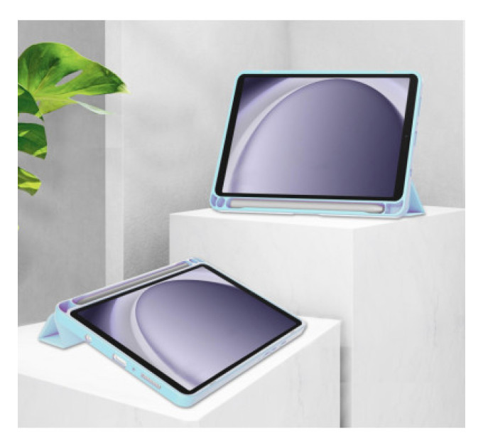 BeCover Чохол до планшета BeCover Soft Edge stylus holder Samsung Tab A9 SM-X115 8.7" Light Blue (710358)