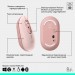 Logitech Мишка Logitech POP Mouse With Emoji Bluetooth Rose (910-007413)