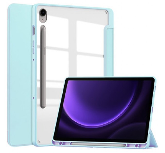 BeCover Чохол до планшета BeCover Soft Edge stylus holder Samsung Tab S9 (SM-X710/SM-X716)/S9 FE (SM-X510/SM-X516B) 11.0" Light Bl (710441)