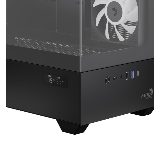 AeroCool Корпус AeroCool P300D Digi-G-BK-v1 Black (ACCS-PN05033.11)
