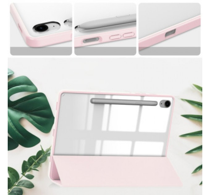 BeCover Чохол до планшета BeCover Soft Edge stylus holder Samsung Tab S9 (SM-X710/SM-X716)/S9 FE (SM-X510/SM-X516B) 11.0" Pink (710442)