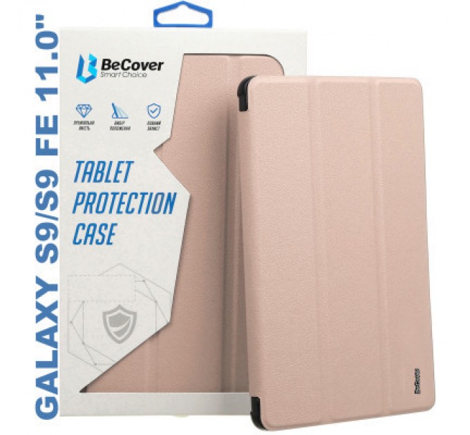 BeCover Чохол до планшета BeCover Soft Edge stylus holder Samsung Tab S9 (SM-X710/SM-X716)/S9 FE (SM-X510/SM-X516B) 11.0" Pink (710442)