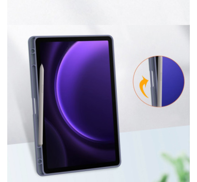 BeCover Чохол до планшета BeCover Soft Edge stylus holder Samsung Tab S9 (SM-X710/SM-X716)/S9 FE (SM-X510/SM-X516B) 11.0" Purple (710443)