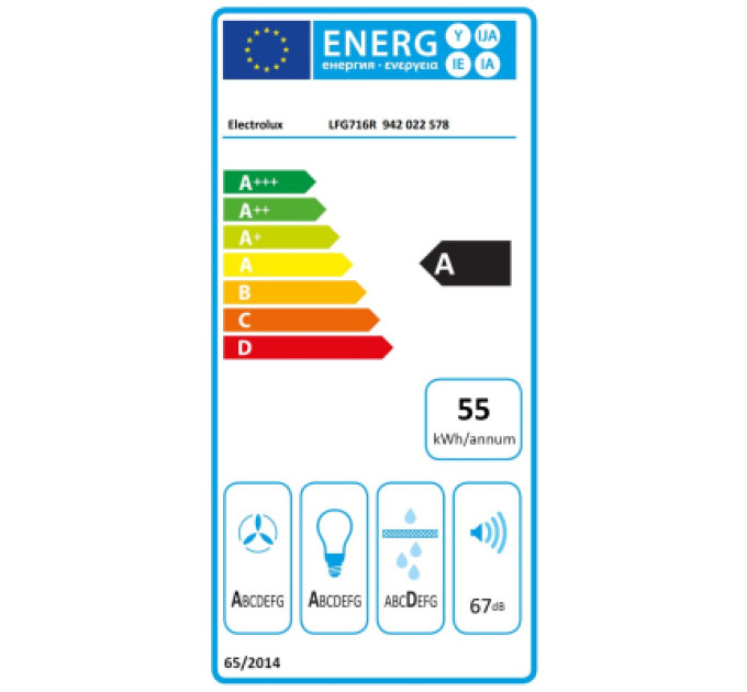 Electrolux Витяжка кухонна Electrolux LFG716R