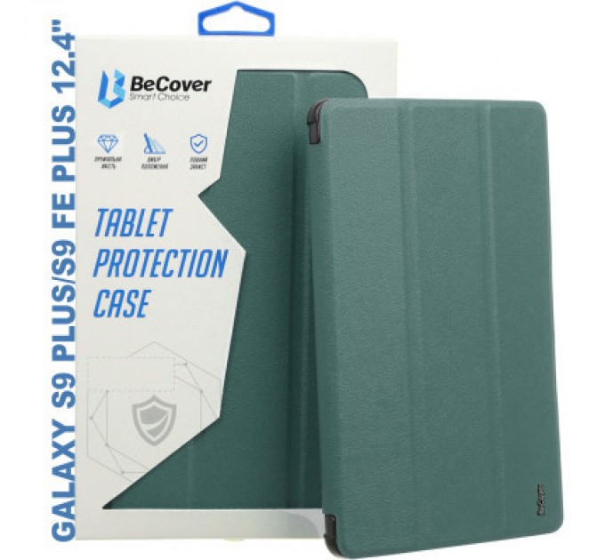 BeCover Чохол до планшета BeCover Soft Edge stylus holder Samsung Tab S9 Plus (SM-X810/SM-X816)/S9 FE Plus (SM-X610/SM-X616) 12.4" (710406)