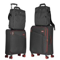 Набір валіз 2E Trek (M+S), сірі (2E-SPE-TREK-SET4-GR)