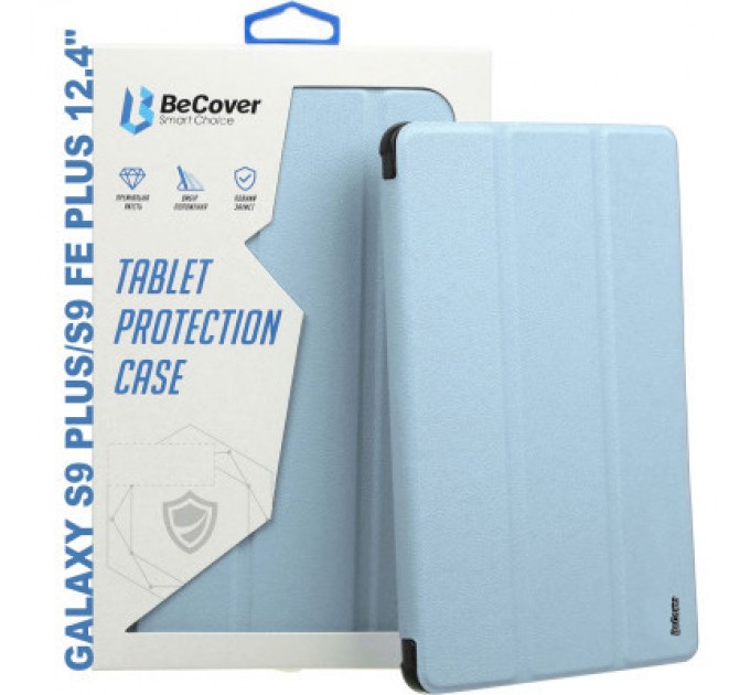 BeCover Чохол до планшета BeCover Soft Edge stylus holder Samsung Tab S9 Plus (SM-X810/SM-X816)/S9 FE Plus (SM-X610/SM-X616) 12.4" (710407)