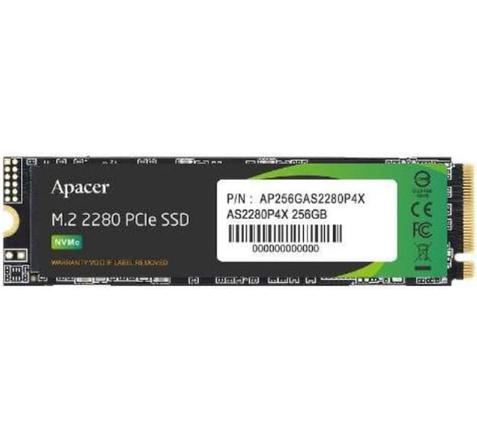 Apacer Накопичувач SSD M.2 2280 256GB Apacer (AP256GAS2280P4X-1)