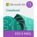 Microsoft Офісний додаток Microsoft 365 Family 32/64 AllLngSub PKLic 15 місяцв Online CEE C2R NR (6GQ-01404)